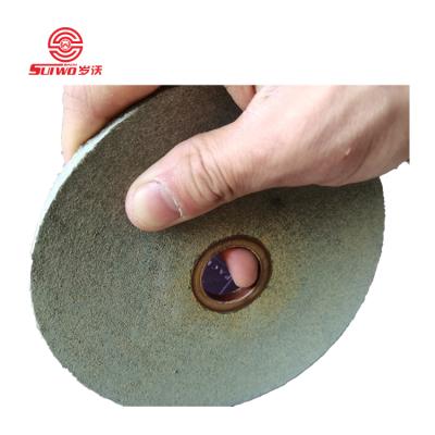 China High Cutting Unitized Convoluted Wheel 9S 240 Non Woven Satin 300X50 Abrasive Cloth Wheel For Stainless Steel Satin CUTTING POLISHING WHEEL for sale