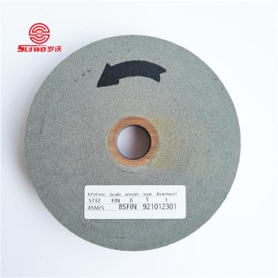 China High Efficiency Upgrade Roll Brush Wheel Non Woven Abrasive Convoluted Type For PCB Cleaning Stainless Steel Hairline for sale