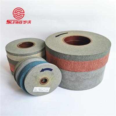 China Long Life High Performance Polish Nonwoven Abrasive Grinding Wheel 10S VFM 150*25*25 Grinding Wheel for sale