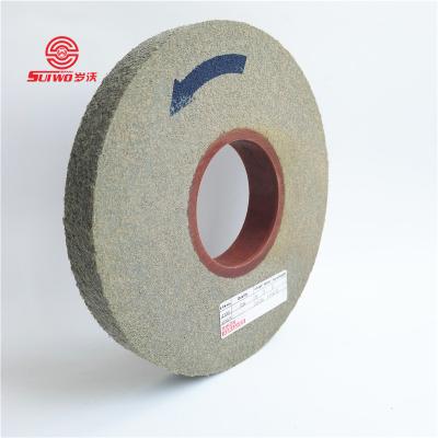 China High Performance Polishing Non Woven Convoluted Polishing Wheel For Tank Piston Ring / Deburring And Grinding for sale