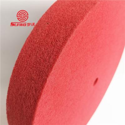 China Long Life High Performance Harvest Wheel Wire Drawing Wheel Nonwoven Polishing Wheel For Stainless Steel Polish for sale