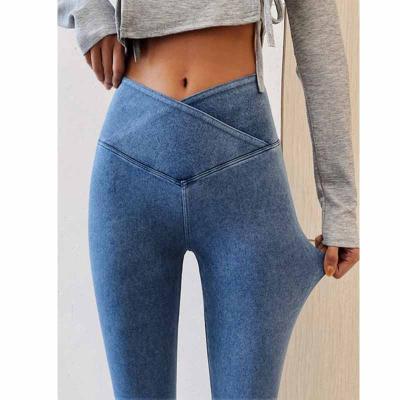 China Fashion Breathable High Waist Casual High Stretch Jeans Women's Skinny Denim Mom Pants Pulser Plus Size Women's Jeans for sale