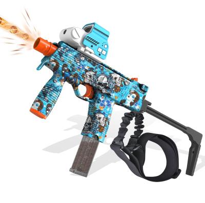 China MP9 Toy Gun Children Electronic Toy Gun Outdoor Electric Toy Gun Plastic Blue for sale