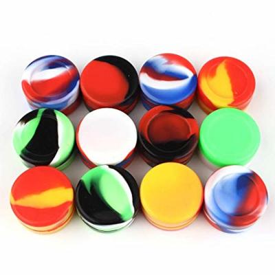 China 2-5ML Silicone Storage Dab Wax Non-Stick Carrying Case Jar Freshness Preservation Portable Container Jar for sale