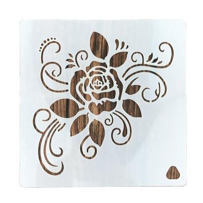 China Wholesale Custom Plastic Stencil 0.25mm Pattern Drawing Customized by Cardmaking PET DIY Scrapbooking for sale