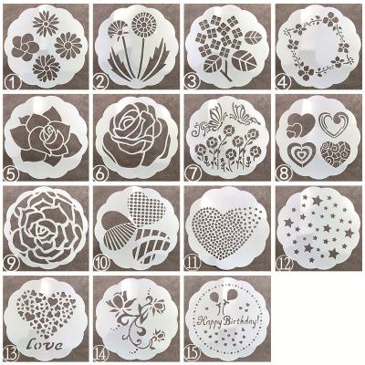 China Wholesale Custom Plastic Stencil 0.25mm Pattern Drawing Customized by Cardmaking PET DIY Scrapbooking for sale