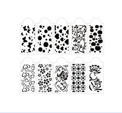 China Custom DIY Plastic Stencil Painting Template Set Drawing Drawing Stencils Sheets For Wall Cake Stencil Decoration for sale