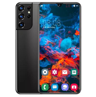 China Dual SIM Card New S21+ultra Phone Version Smartphone 5g Global Original Mobile Cell Phone 6.7inch Android 10.0 Full Screen Cells for sale