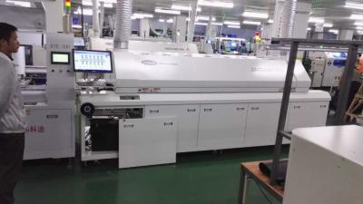 China JAGUAR reflow oven with 6 heating zones and computer control for sale