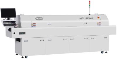 China JAGUAR M6 lead free reflow oven machine for led assembly line for sale