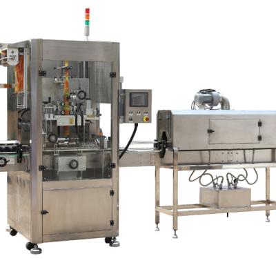 China Automatic Food PET Bottle PVC Shrink Sleeve Labeling Machine PVC Film Heat Shrink Sleeve Labeling Machine For Africa Market for sale