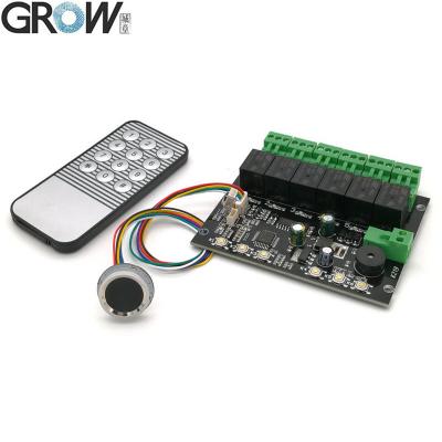 China Grow K219-A+R502-A Programmable Multiple Relay IR Fingerprint Control Board for sale