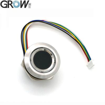 China Grow R503 Nieuwe ronde LED-controlemodule met capacitieve vingerafdruksensor Te koop