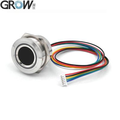 China Crecer R503-5V resistente al agua DC5V redondo RGB sensor de módulo de huellas dactilares en venta