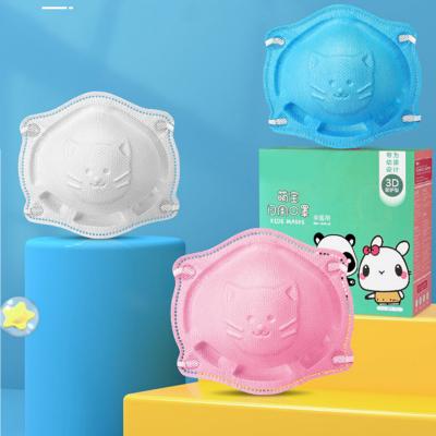 China 3d/cartoon for infants and children 0-3 years old, anti-licking 3D cartoon disposable baby face blanket for sale