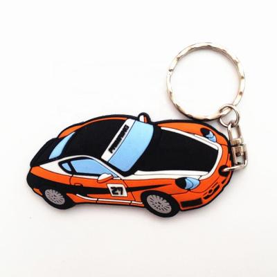 China Soft PVC Guangzhou Manufacture Custom Rubber Key Chain for sale