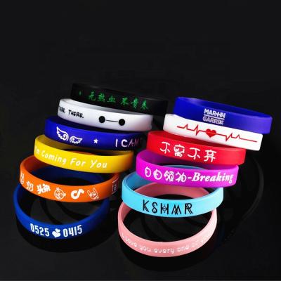 China Europe China Manufacturer Customized Silicon Band Wristband for sale