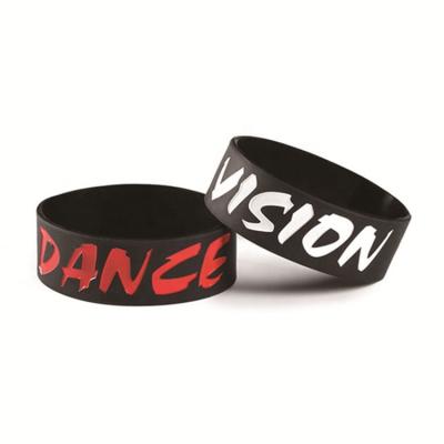 China Europe OEM Colorful Wrist Band Silicone Wristband for sale