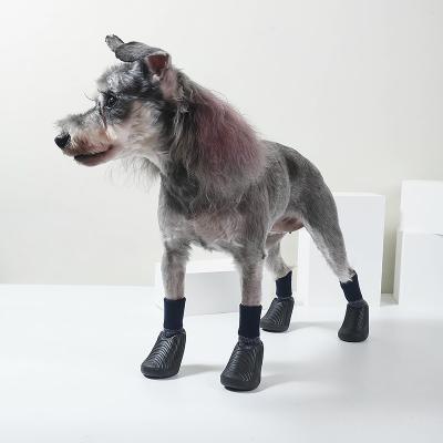 China New Design Viable Waterproof Rubber Shoes Basic Style Pet Sports Dog Cat Boot Shoes for sale