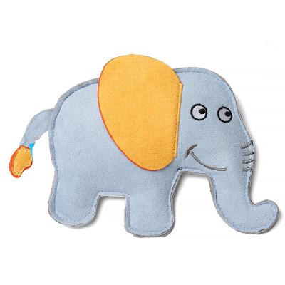 China New Design Viable Elephant Cute Pet Chew Toys Squeaky Mini Pet Animal Plush Pet Custom Reversible Toy for sale