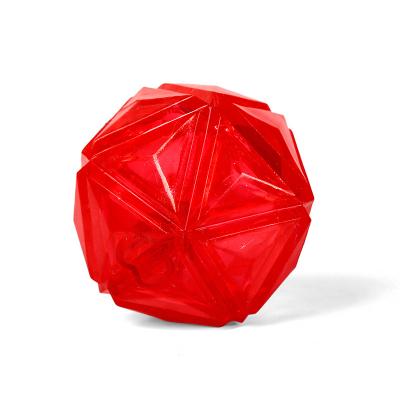 China Direct Selling Viable Manufactured Shiny Interactive Red Color Pet Rolling Ball Ball For Pets for sale