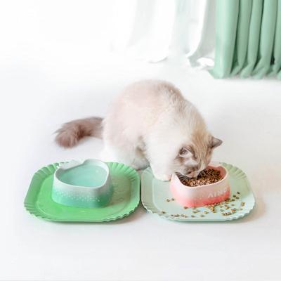 China Unique Design Hot Selling Non-automatic Raised Food Pet Bowls For Cats for sale