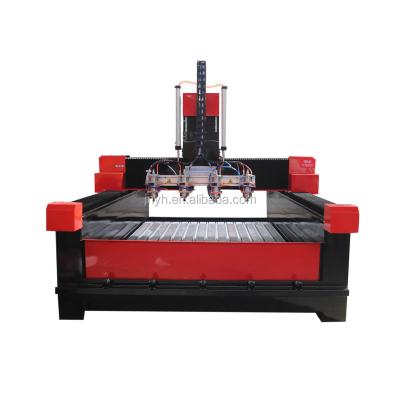 China Building Material Stores Shandong Factory Wholesale High Quality 3D CNC Carving Granite Stone Marble Machine; Stone Engraving Heavy Type CNC Router for sale