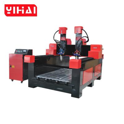 China High quality Yihai stone marble engraving machine 1300*2500mm; Stone 1325 CNC Router; Professional Headstone Making Machine for sale