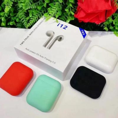 China In-ear amazon top selling wireless earphone 2019 tws i12 earbuds and BT V5.0 earphone for sale