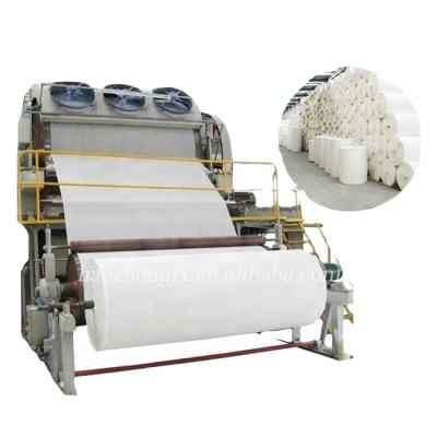 China Paper Making Industry 1880mm 5TPD Jumbo Roll Toilet Paper Making Machine Tissue Paper Making Machine for sale