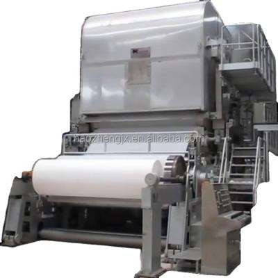 China Paper Industry Simple Design Recycle Paper Line Recycled Machine Tissue Paper Machine Production Price for sale