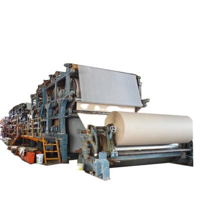 China Building Material Shops Corrugated Cardboard Production Line , Recycling Plant Kraft Paper Machinery Paper Making Price for sale