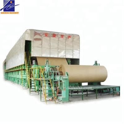 China Building Material Shops 3600 Mm High Strength Corrugated Kraft Paper Craft Paper Piping Making Machine for sale