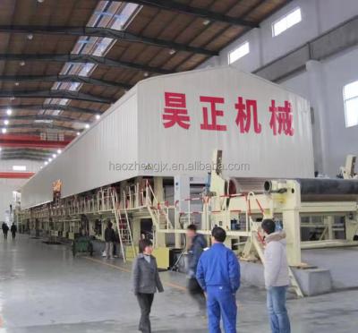 China Building Material Shops 4200mm Craft High Strength Corrugated Paper Piping Paper Kraft Paper Making Machine for sale