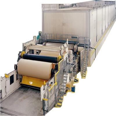 China High effciency paper making industry china supply recycle waste paper system brown paper kraft paper production line for sale