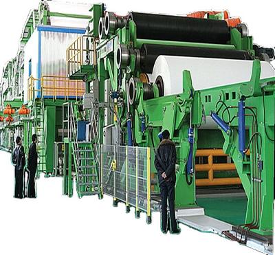 China HAOZHENG 100tpd paper industry tripwire whiteboard duplex board papermaking machine liner papermaking machine for sale