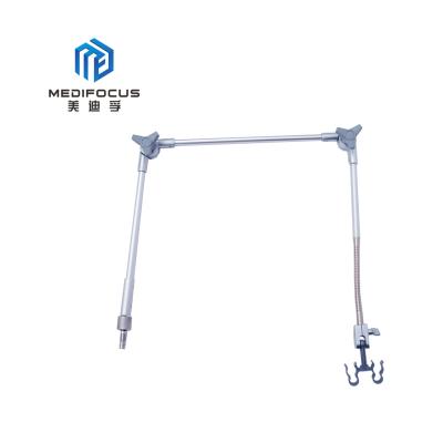 China Modern Breathing Medical Circuit Rack Aluminum Alloy Trolley Bracket Roll Holder Articulated Arms for sale