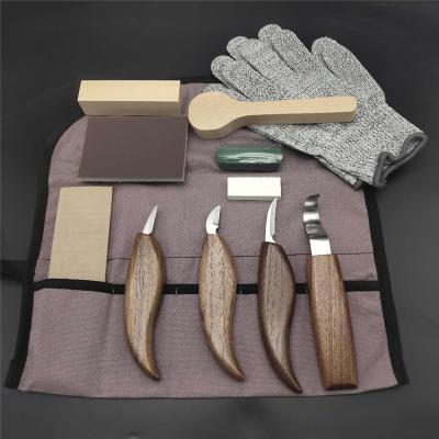 China CARVING Pro Wooden Spoon Carving Knife SEABO Set Handmade Tools for sale