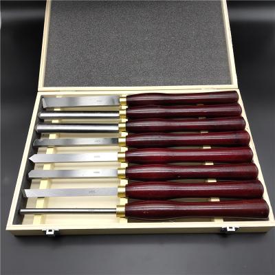 China 8pcs Woodworking DIY Tools Wood Lathe Chisel Set for sale