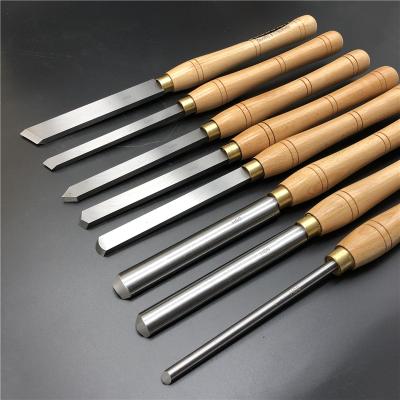 China Woodworking SEABO 8pcs Lathe Wood Chisel Set For Wood Turning for sale