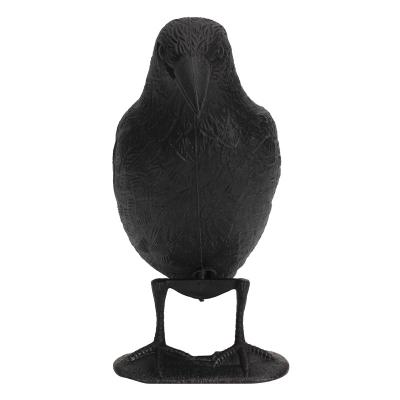 China PE Outdoor Hunting Stance Flocking Black Crow Decoys for sale