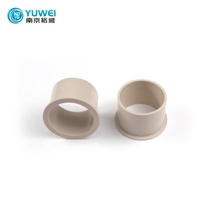 China Hotels Peek Shaft Sleeve Manufacturer Produces Engineering Plastic Black Shaft Sleeve, High Temperature And Wear Resistance for sale