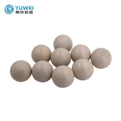 China Chemical Resistance High Temperature Resistance Custom PEEK Plastic Ball Roller for sale