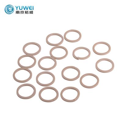 China Great Chemical Resistance Wear Resistance Special Plastic PEEK Gasket for sale