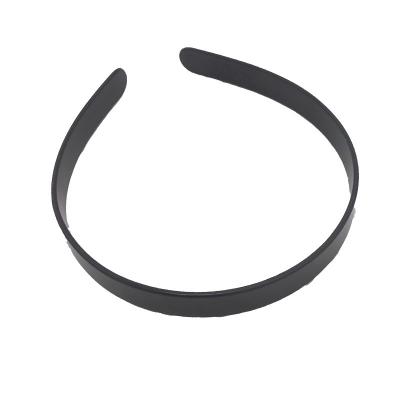 China New Arrived Pure Black Headband Vintage High Quality Fashion Christmas Headband Buckle Headband Accessories for sale