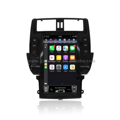 China Style 13.6 Inch PX6 8 Core 4+64G Car Vertical Screen GPS Navigation For Toyota Prado Android 9.0 Multimedia Radio 2010-2013 for sale