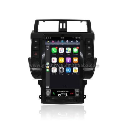 China 13.6 inch style Android vertical screen GPS navigation system for Toyota Prado 2014-2017 Android 9.0 with wireless carplay for sale