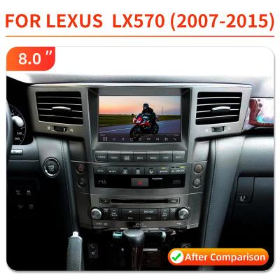 China Android Car DVD GPS System Navigation Multi Media Player For LEXUS LX570 2007-2015 8 inch 4-64gb carplay for sale