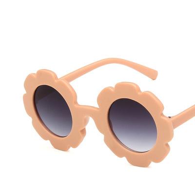 China NEW Fashion Sunglasses Flower Round Lovely Glass Children's Sunglasses Baby Kids Sun Glasses Boy Cute Girl Sun Glasses for sale