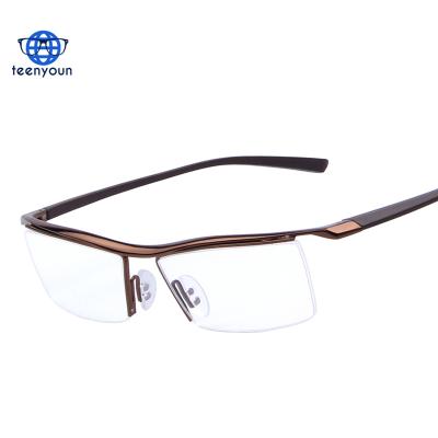 China For Reading Glasses 8189 Men Optical Frames Stretch Commercial Eyeglasses Fashion Myopia Glass Frame TR90 Titanium Legs for sale